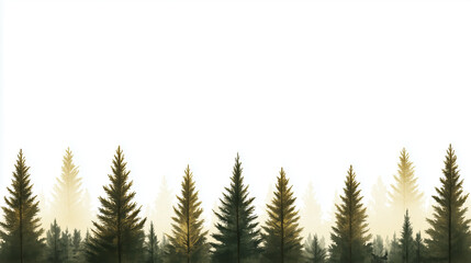 Christmas silhouette scene: snowflakes, warm white and gold glow, for cards 