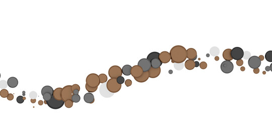 gold  Rainfall: Astonishing 3D Illustration of gold  Confetti Shower