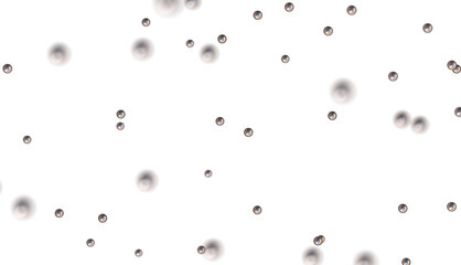 Digital cyberspace with particles and Digital data network connections concept.