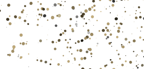 Radiant Revelry: Enthralling 3D Illustration of Shining gold Confetti