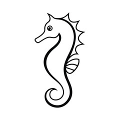 black and white horse