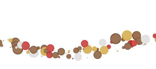 Confetti, paper triangle on the floor, fancy, colorful, celebration party