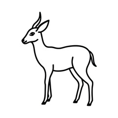 deer silhouette vector