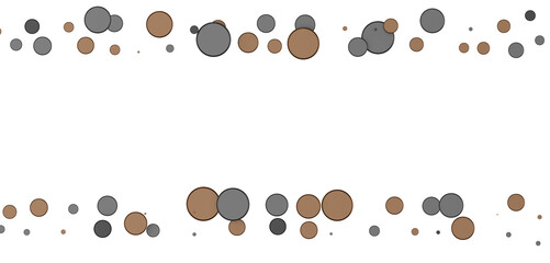  Multicolored confetti on white