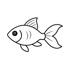 fish on a white background