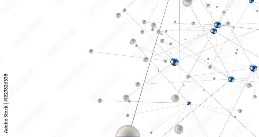 Poster futuristic wave, futuristic data stream