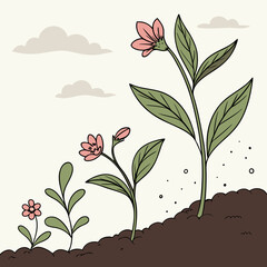 pattern with flowers