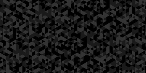 Vector black, gray overlapping cube square low polygon texture wallpaper. abstract surface creative diamond pattern corporate. gray polygon Mosaic triangle overlap texture background.	