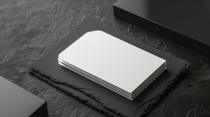 A set of business cards.