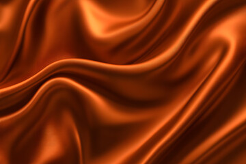 Obraz premium Orange silk, Orange fabric texture, silk, Orange backgrounds, satin, fabric textures, Orange satin, silk textures, HD wallpaper