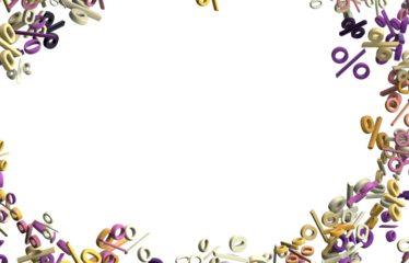 percent sign percentage icon interest rate