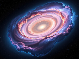 Astronomical Object of Spiral Galaxy with Stars and Nebula,  galaxies,  astronomy,  star clusters,  cosmic rays