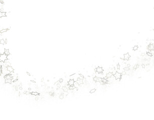 Twinkling Christmas Descent: Striking 3D Illustration Showcasing Falling Festive Twinkling Stars