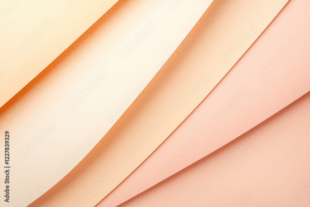 Fototapete colorful layers of textured paper arranged in warm tones create a visually appealing composition for