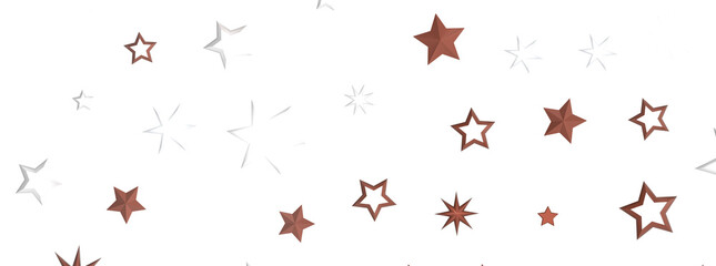 Gilded Rainfall: Experience the Magic of a 3D Gold Stars Shower
