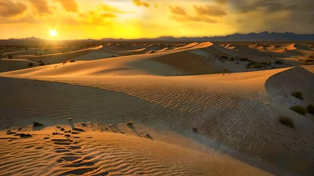 desert desert,Seamless looping timelapse 4k video animation background