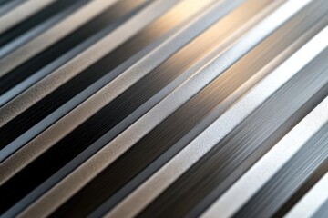 Obraz premium Close-up of Metal Grid and Lines