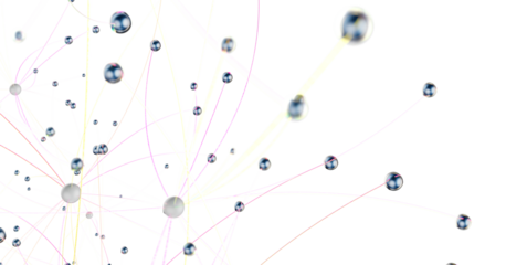 Abstract network of physical devices on the Internet using a network connection