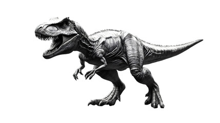 Obraz premium dinosaur black and white png