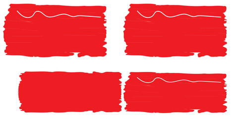 Brush stroke, ink paint brush, grunge lines. Black square shapes with ripped jagged borders on white background. Vintage grunge boxes for collage, text, banner, sticker design.