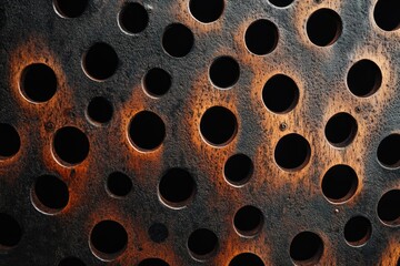 Obraz premium Rusty Metal Grate