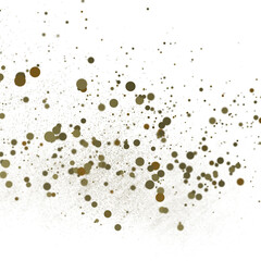 Shimmering Bliss: Mesmeric 3D Illustration Depicting Glistening gold Confetti