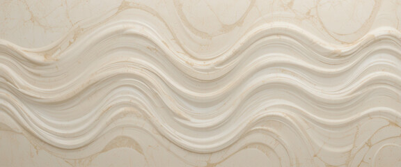Obraz premium Textured wave pattern on a light background for design use.