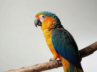 Obraz premium green and yellow macaw parrot