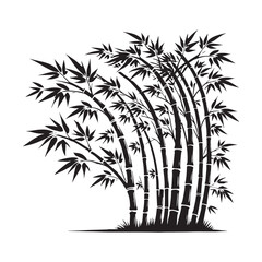 Decorative Bamboo Tree silhouette for various design projects - Bamboo tree silhouette - Bamboo tree vector - Bamboo tree illustration - Bamboo silhouette - Bamboo vector
