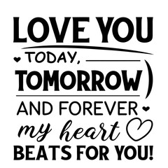 valentine day typography design
