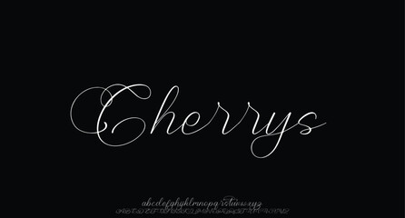 Elegant font alphabet logo. Typography Beauty fashion luxury classic letters serif fonts decorative wedding vintage retro logos. vector illustration
