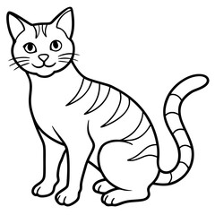 Fototapeta premium illustration of a cat