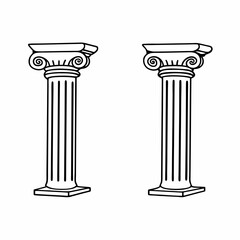 antique greek column