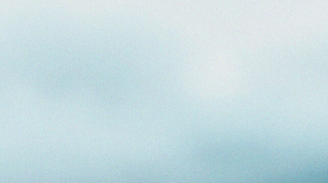 Light blue grainy gradient background with vignette effect, Blue to white abstract background with grainy texture fading away, High-quality image featuring a grainy texture with a soft blue gradient
