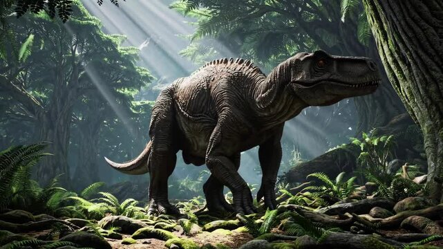 Megalosaurus dinosaur in the wilderness