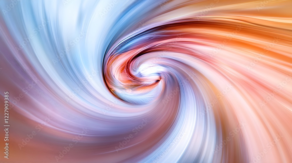 Wall mural abstract interpretation of an epic sky in dynamic swirl motion