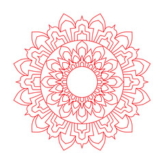 spiritual symbol round ornament