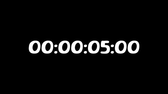 1 minute Stopwatch time animation. countdown animation 1 minute background.