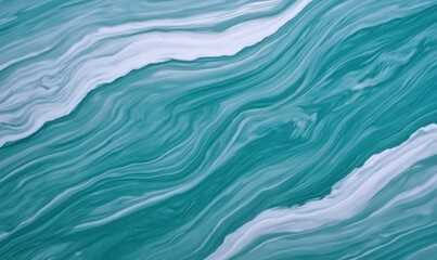 Fototapeta premium Abstract green and white marble texture pattern