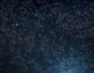 Obraz premium Dark blue night sky with glittering stars and a subtle sparkle in the bokeh effect, celestial scene,