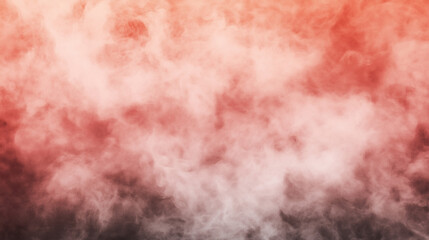 Obraz premium An abstract background featuring soft pink and red smoke and fog, blending seamlessly to create a mystical and atmospheric effect. The swirling fog creates depth and movement, making it ideal for use 