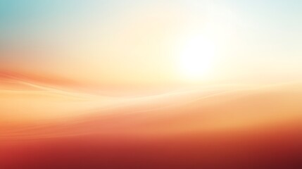 Obraz premium Abstract Orange and Blue Gradient Wave Background