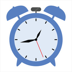 alarm clock isolated on white background