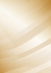 金色の波模様、高級感のあるデザイン