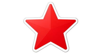 Fototapeta premium Red Star Icon Premium Quality Graphic for Websites Apps and Branding Projects High Resolution Vector Illustration Perfect for Award Achievement and Rating Design Elements Versatile and Modern Style