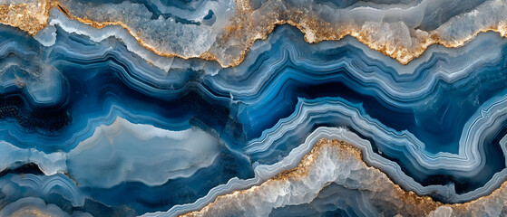Fototapeta premium Blue agate texture background