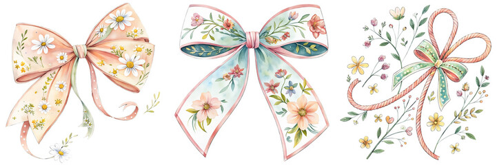 Decorative Floral Bows and Wreaths for Crafting