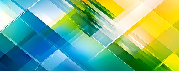 Fototapeta premium Abstract diagonal shapes, vibrant colors, digital background, website design
