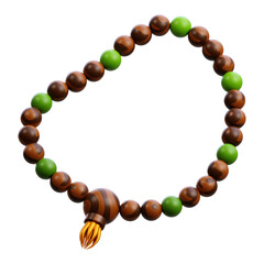 Prayer Beads 3D Illustration