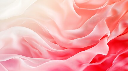 Abstract Pink and White Silk Fabric Drapery
